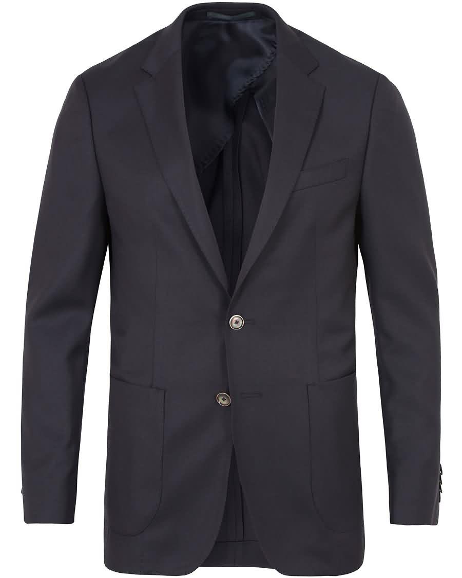 boss nordan natural stretch wool blazer navy Hot Salg 4j4qg